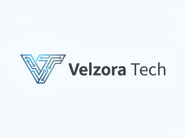 Velzora Tech smart massage brand logo